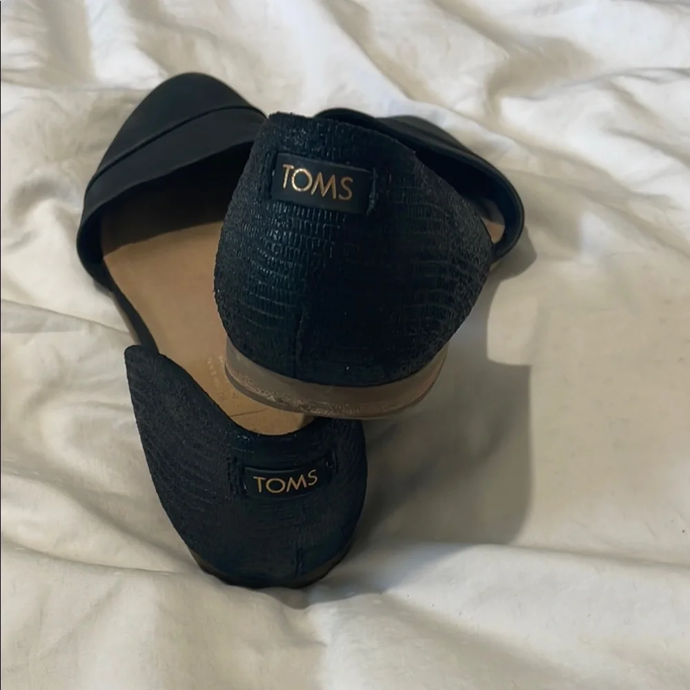 Tom’s - Womens - Black Flats - 8.5 - Picture 5 of 5
